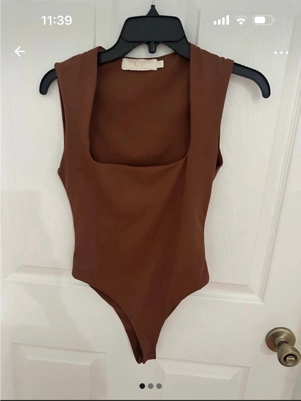 Brown top - bodysuit